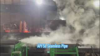Seamless steel pipe production line